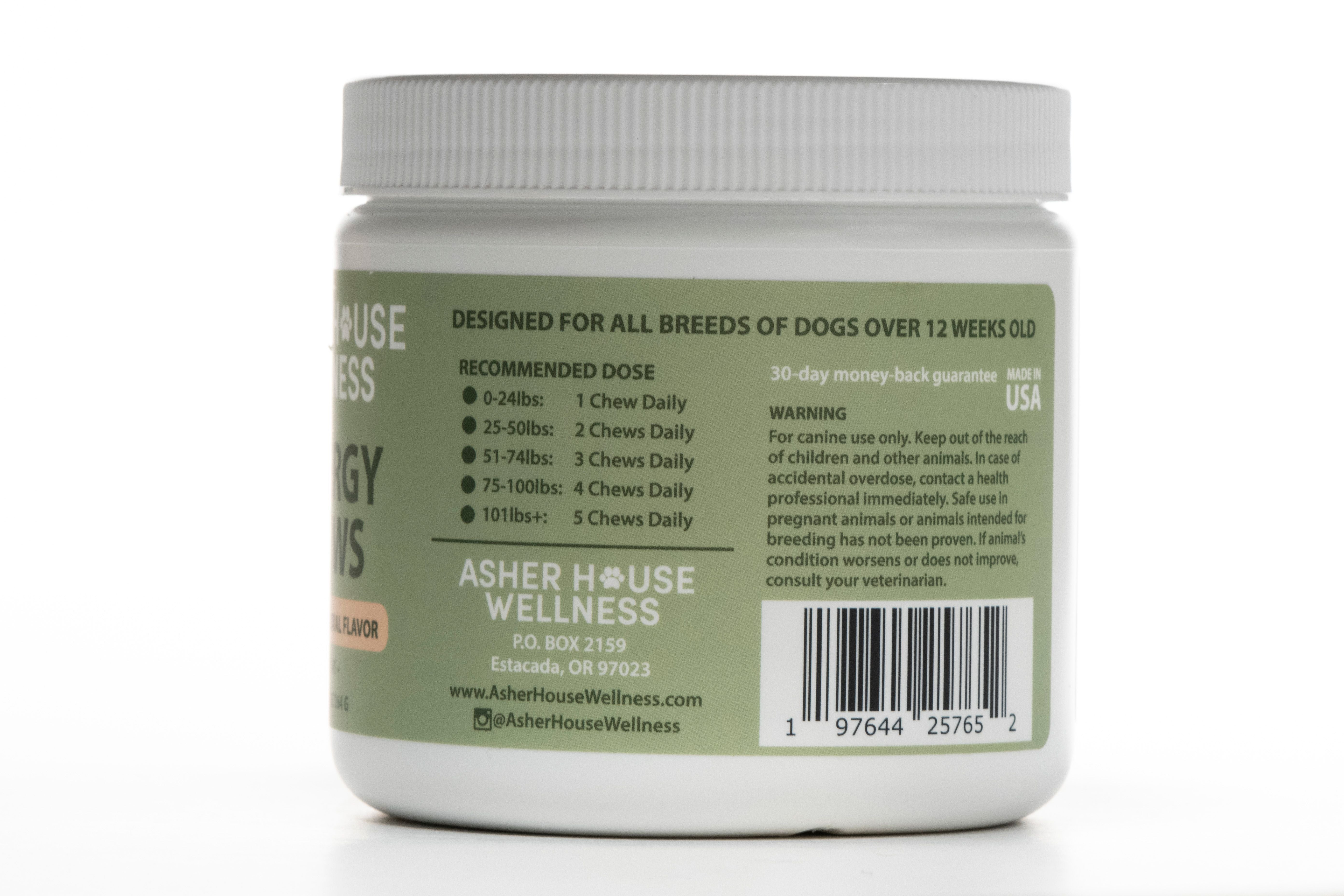 Asher House Wellness Allergy Chews (120 Chews)